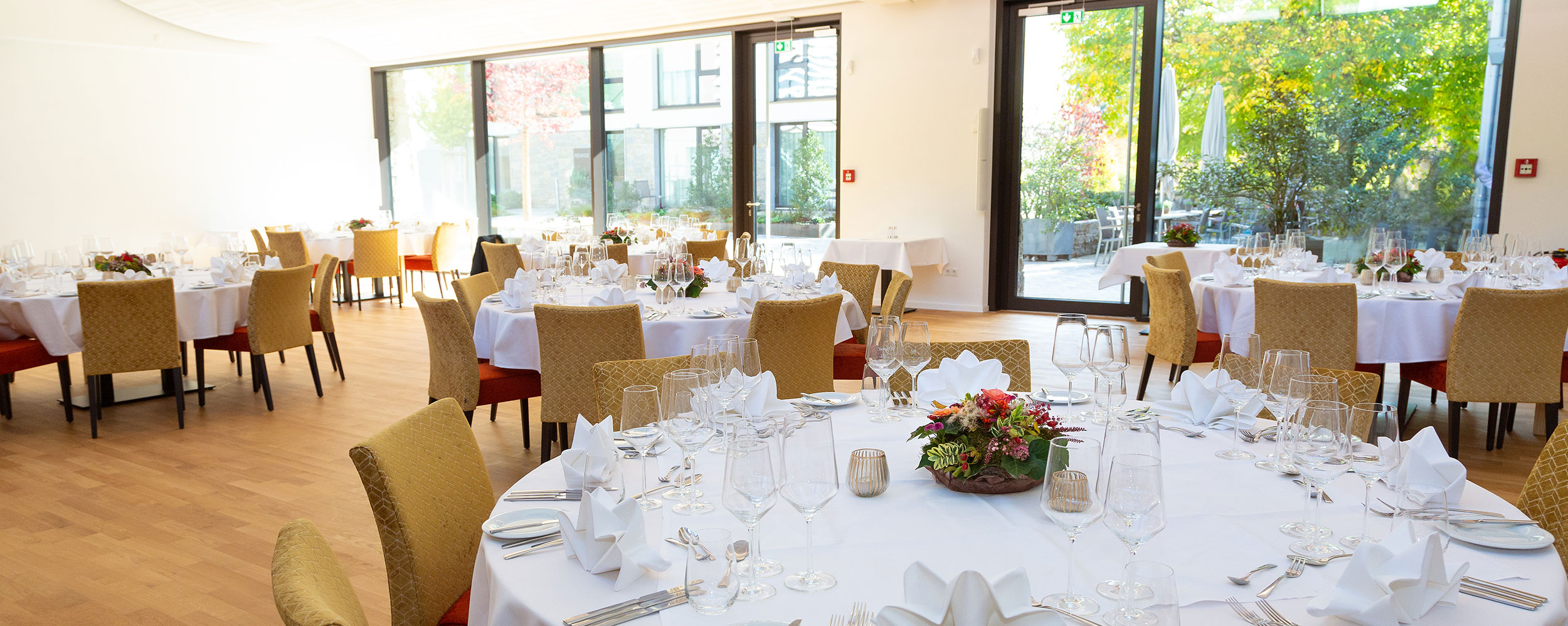 Idealer Rahmen für Ihre privaten und geschäftlichen Veranstaltungen – unsere Räume im REBgut